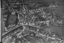 Luftbild aus 400 m von Walter Mittelholzer (1919)