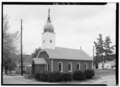 EXTERIOR VIEW, LOOKING NORTHEAST ALONG CHURCH STREET WITH FRONT AND SIDE ELEVATIONS - St. Nicholas Russian Orthodox Church, Church Street and Park Avenue, Brookside, Jefferson HABS ALA,37-BROK,2-1.tif