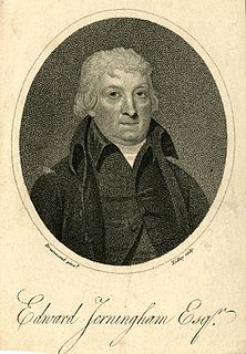 Edward Jerningham English poet and playwright