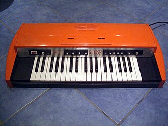 This "EKO Micky" keyboard served as sync pulse generator in the song "Energie" Eko micky.jpg