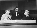 Eleanor Roosevelt and Margaret Chase Smith on Face the Nation in Washington Washington, D.C - NARA - 195998.jpg