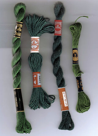 <span class="mw-page-title-main">Embroidery thread</span> Any of several types of thread designed for use in embroidery and related crafts