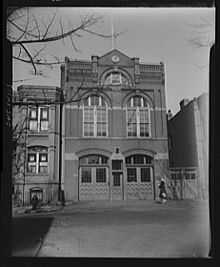 A Photograph Taken of Engine House No. 7 in 1940. Source: Library of Congress. Engine House No. 7 1940.jpg