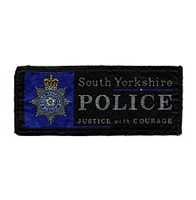 South Yorkshire Police Patch England - South Yorkshire Police (oblong) (6441773269).jpg