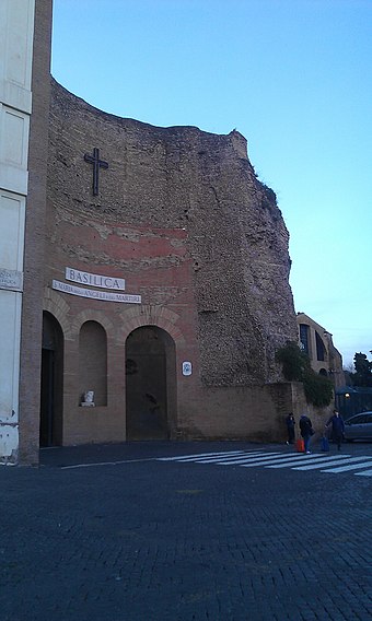 Entrance to the basilica