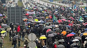 Environmental protests in Belgrade, 11 December 2021.jpg