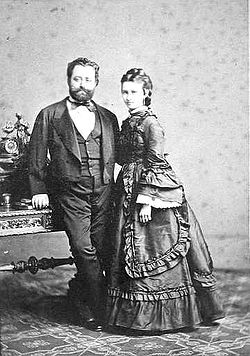 Erkel László és felesége