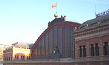 Estación de Atocha, Madrid (1888-1892), en colaboración con el ingeniero Saint-James
