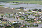 Flutschäden nahe Raymondville, Willacy County (2008)