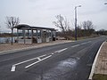 Fast track bus station beside Littlebrook Lake - geograph.org.uk - 1175698.jpg