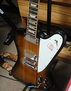 The Gibson Firebird is a solid-body electric guitar manufactured by Gibson from 1963 to the present.