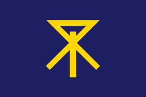 Flag of Osaka, Osaka.svg