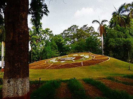 The Flora Clock at Sayaji Baug