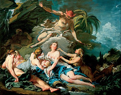 Franҫois Boucher - Mercury Entrusting the Infant Bacchus to the Nymphs of Nysa - Google Art Project.jpg