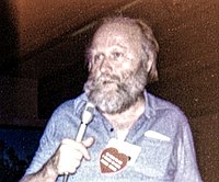 Frank Herbert az El Rancho Tropicana hotelben Kalifornia, 1978. október