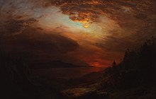 "Twilight, Mount Desert Island"(1865) (画)フレデリック・エドウィン・チャーチ