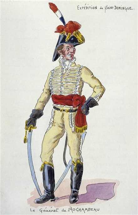 General de Rochambeau in Saint Domingue