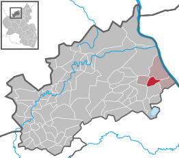 Kaart van Gönnersdorf