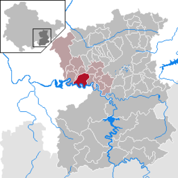 Läget för kommunen Gössitz i Saale-Orla-Kreis