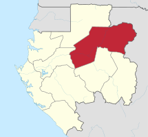 Розташування провінції на мапі Габону