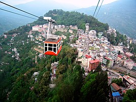 Funivia, Gangtok