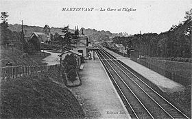 A Gare de Martinvast cikk illusztráló képe