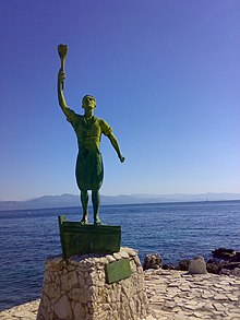 Statue des Georgios Anemogiannis in Gaios