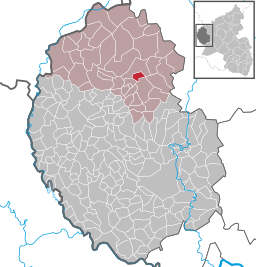 Läget för Giesdorf i Eifelkreis Bitburg-Prüm