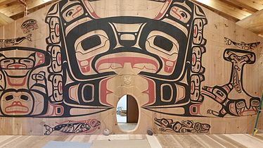 Hoonah Tlingit Tribal House interior