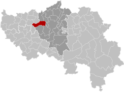 Grâce-Hollogne Liège Belgium Map.svg
