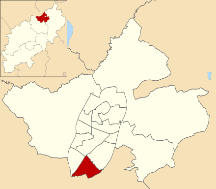 Location of Great Oakley ward