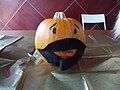 2008 Wikimedia Pumpkin decorating contest...Unidentified pumpkin, by Mike Godwin