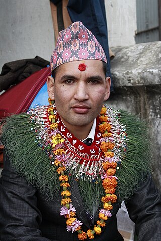 A Nepali groom