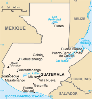 Description de l'image Guatemala carte.png.