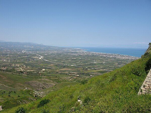 Gulf of Corinth from Acrocorinth