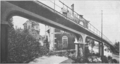 Hadlaubbrücke der Seilbahn Rigiblick, Zürich, 1901 (abgebrochen und ersetzt 1979)