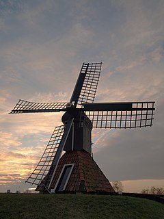 De Haensmolen, Grou Wind mill in Boornsterhem