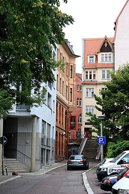 Halle (Saale), the street 