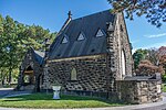 Thumbnail for File:Halley Chapel - NW corner - Riverside Cemetery Cleveland (30341469154).jpg