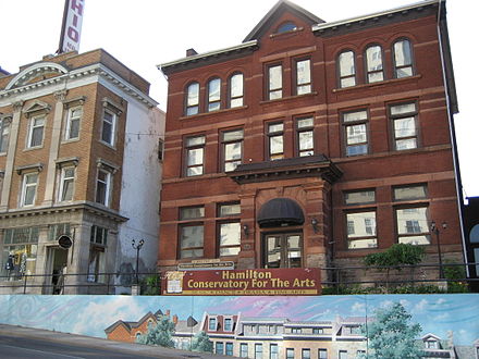 Hamilton Conservatory for the Arts Building, James Street South