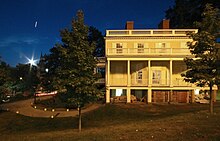 Right facade of the Grange at night Hamilton House - Exterior.jpg