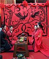 Traditionale vestimentum nuptiale Sinicum Domus Zhou