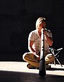 Hangklang's performance with a Didgeridoo in Berlin 2010 /Malzfabrik