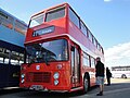 Preserved Hants & Dorset Motor Services' 3377 (UFX 858S), a Bristol VR in Newport Quay, Newport, Isle of Wight for the Isle of Wight Bus Museum's October 2010 running day.