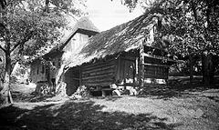 Hiša s podom (skednjom), Male Lipljene 1948.jpg