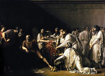 Hippocrates Refusing the Gifts of Artaxerxes by Anne-Louis Girodet-Trioson