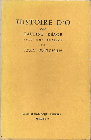 <i>Story of O</i> 1954 novel by Pauline Réage