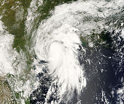 L'ouragan Humberto, le 12 septembre 2007