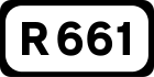 R661 road shield}}