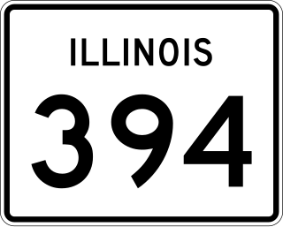 <span class="mw-page-title-main">Illinois Route 394</span> State highway in Will and Cook Counties, Illinois, US